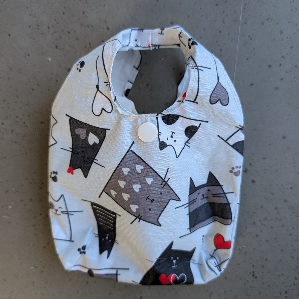 Reusable Cat Print Tote Bag